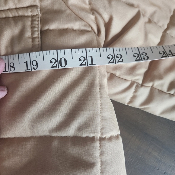 XL Tan London Fog Outdoors Unlimited Hooded Quilted Zip Up Jacket - Picture 11 of 13